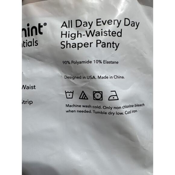 Shapermint Women's Size M/L Black All Day High Waisted Shaper Bottoms Shapewear - Picture 7 of 12